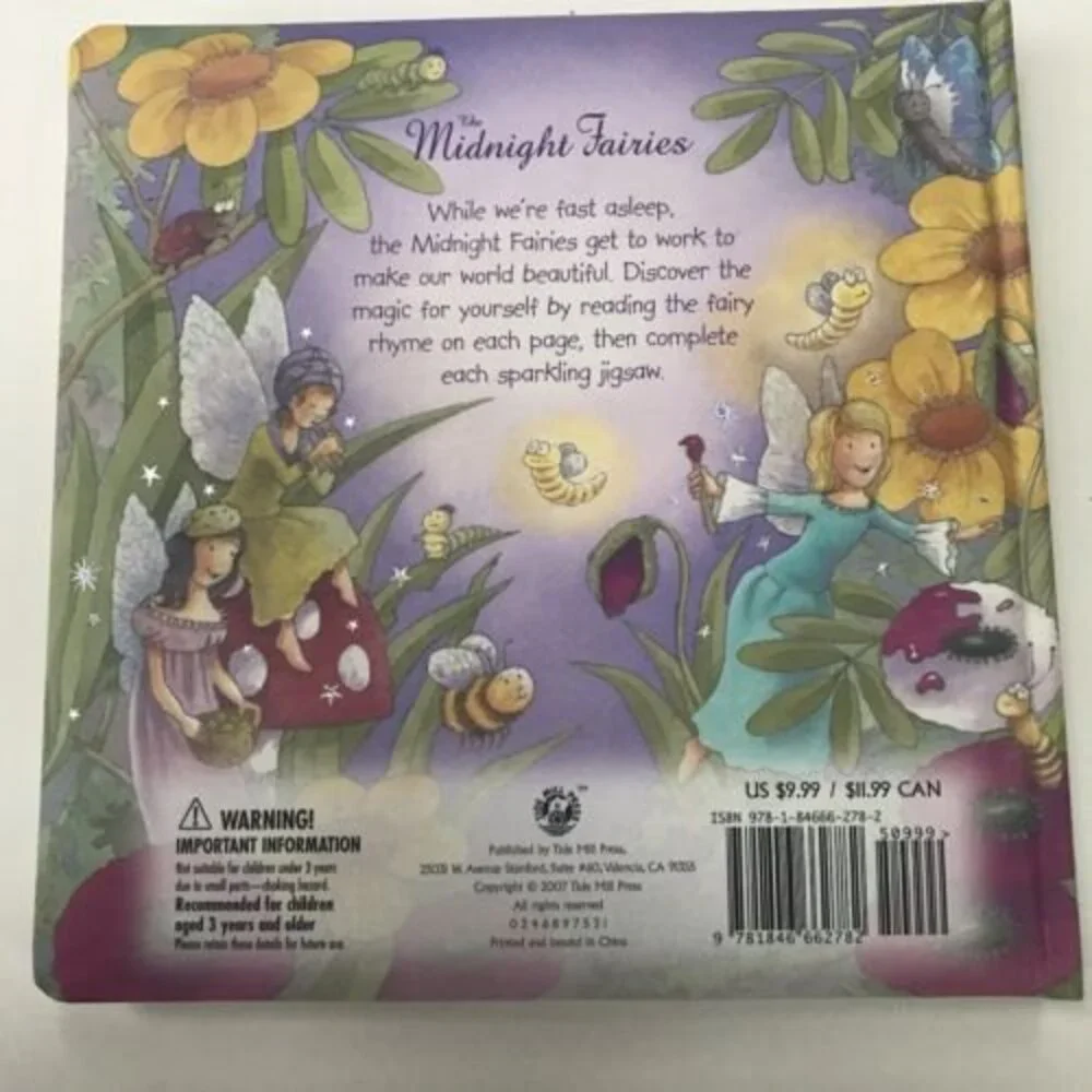 The Midnight Fairies A Sparkling Jigsaw Board Book 2007 Illus. by Alison Atkins